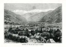 Cier and the valley of Bagneres-de-Luchon, France, c1879.Artist: C Laplante