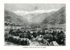 Cier and the valley of Bagneres-de-Luchon, France, c1879.Artist: C Laplante