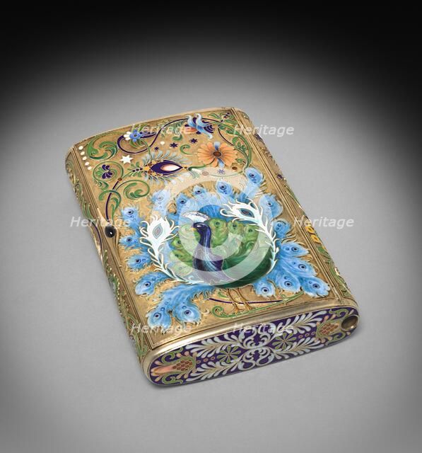 Cigar Box, c. 1896-1908. Creator: House of Fabergé (Russian, 1842-1918); Fedor I. Rückert (Russian, 1840-1917), attributed to.