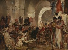 Cigar Makers in Sevilla, 1882. Creator: Constantin Emile Meunier