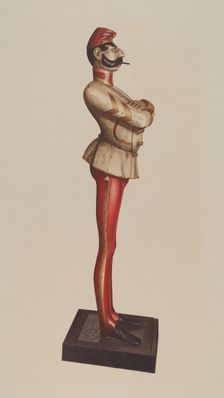 Cigar Store Figure, 1935/1942. Creator: Albert Ryder