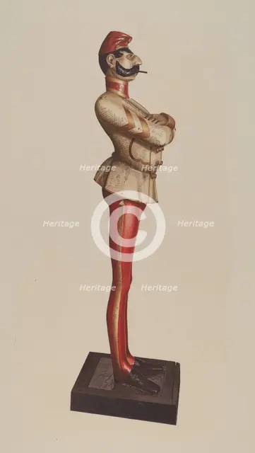Cigar Store Figure, 1935/1942. Creator: Albert Ryder.