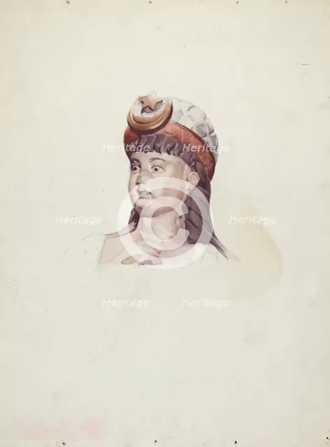 Cigar Store Figure, 1935/1942. Creator: Joseph Goldberg.