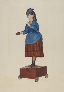 Cigar Store Figure, 1935/1942. Creator: Unknown