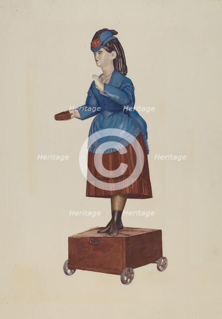 Cigar Store Figure, 1935/1942. Creator: Unknown.