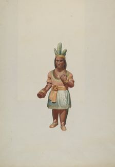 Cigar Store Indian, 1935/1942. Creator: Alton K. Skillin