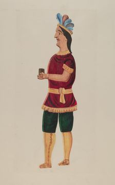Cigar Store Indian, 1935/1942. Creator: Einar Heiberg
