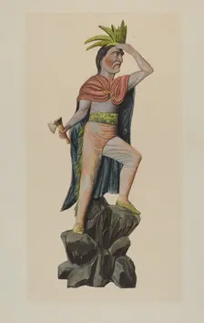 Cigar Store Indian, 1935/1942. Creator: Einar Heiberg