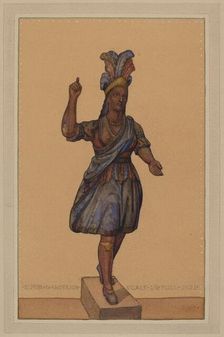 Cigar Store Indian, c. 1936. Creator: Elmer G Anderson