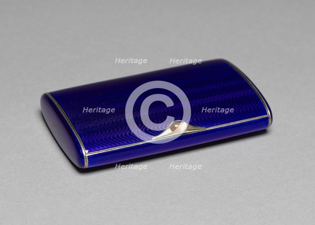 Cigarette Case, 1896-1903. Creator: House of Fabergé (Russian, 1842-1918).