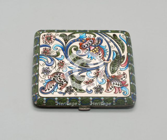 Cigarette Case, Moscow, c. 1896/1900. Creator: Carl Faberge.