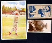 Cigarette cards, early 20th century. Creator: Unknown