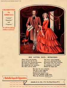 Cigarettes by Abdulla - Red Letter Days: Betrothed 1938