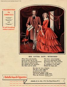 Cigarettes by Abdulla - Red Letter Days: Betrothed 1938