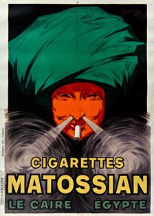 Cigarettes Matossian , 1926. Creator: Cappiello, Leonetto (1875-1942)