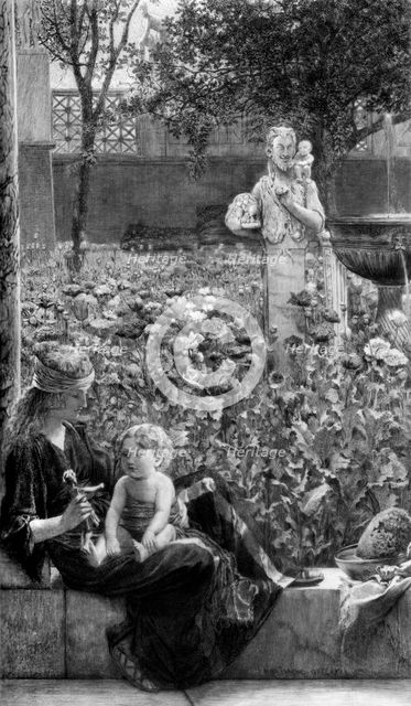 Cildish Affections, c1880-1882.Artist: Charles Olivier Murray
