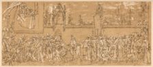 Cimabue's Celebrated Madonna is carried in Procession... 1853-1855 (c1880-1882)