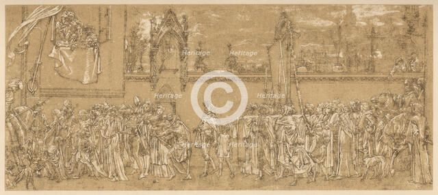 'Cimabue's Celebrated Madonna is carried in Procession...', 1853-1855 (c1880-1882). Artist: Unknown