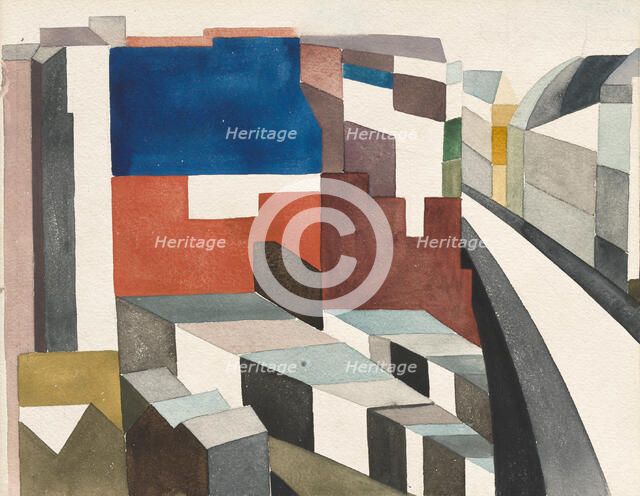 Cimetière de Montmartre, Paris, 1926. Creator: Taeuber-Arp, Sophie (1889-1943).