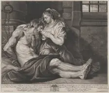 Cimon and Pero, ca. 1650-80. Creator: Cornelis van Caukercken