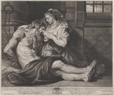 Cimon and Pero, ca. 1650-80. Creator: Cornelis van Caukercken