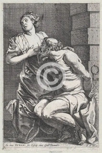 Cimon and Pero, ca. 1631. Creator: Willem Panneels.