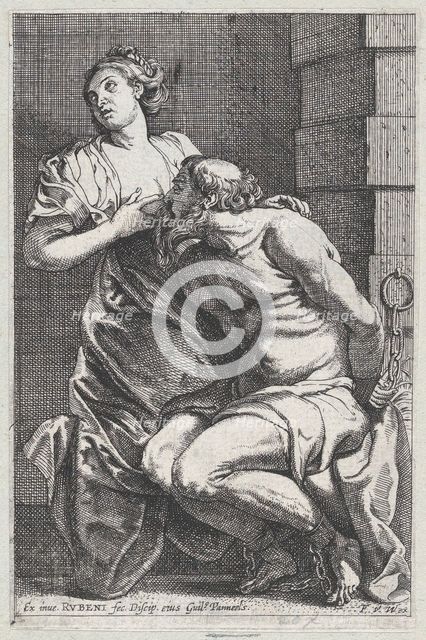 Cimon and Pero, ca. 1631. Creator: Willem Panneels.