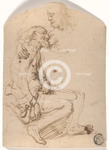 Cimon and Pero, c.1635. Creator: Govaert Flinck.