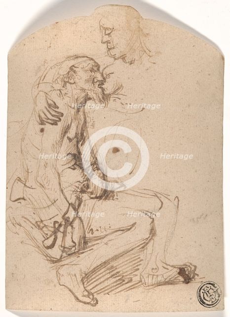 Cimon and Pero, c.1635. Creator: Govaert Flinck.