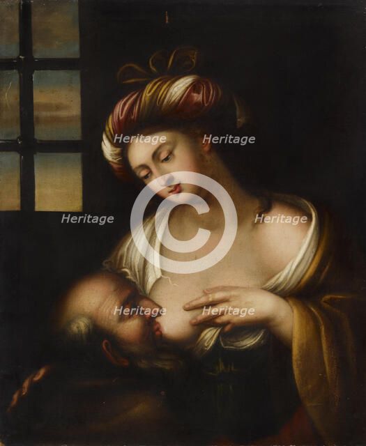 Cimon and Pero (Roman Charity), 1700-1799. Creator: Francesco Cairo.