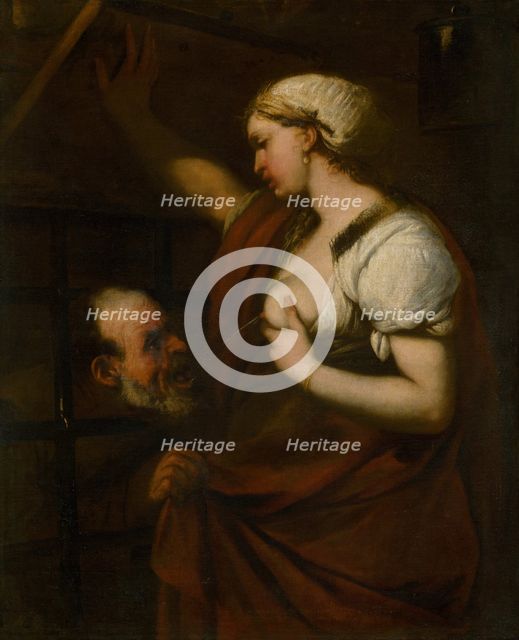 Cimon and Pera. Roman Charity, 1640-1680. Creator: Circle of Luca Giordano.