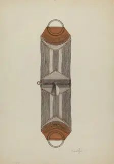Cinch for Saddle, c. 1936. Creator: Cornelius Christoffels
