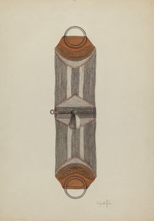 Cinch for Saddle, c. 1936. Creator: Cornelius Christoffels