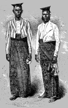 Cingalese of the Coast; Four Months in Ceylon 1875. Creator: Unknown