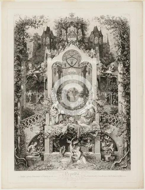 Cinderella, 1848. Creator: Eugen Napoleon Neureuther.