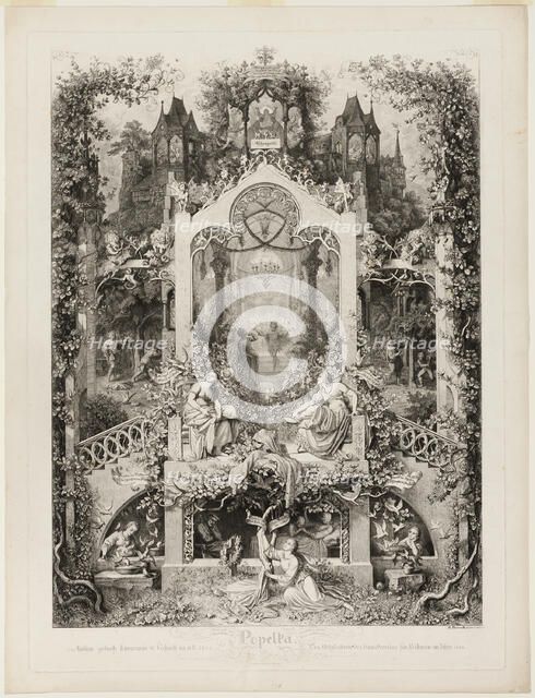 Cinderella, 1848. Creator: Eugen Napoleon Neureuther.