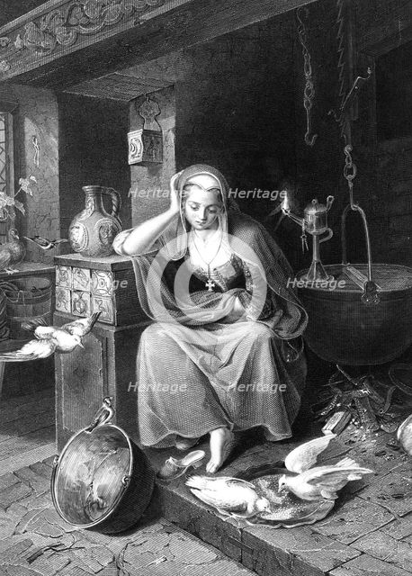 Cinderella, 19th century.Artist: Albert Henry Payne