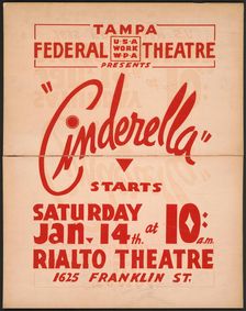 Cinderella, Tampa, FL, 1936. Creator: Unknown