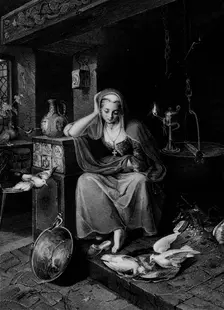 Cinderella c1850. Creator: Albert Henry Payne