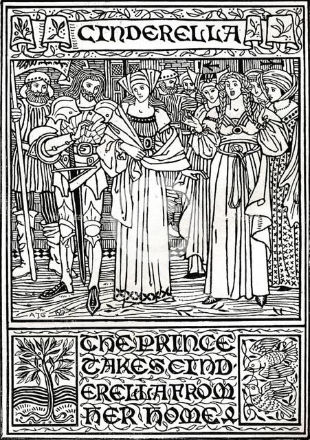'Cinderella', c1895. Artist: Arthur Joseph Gaskin.