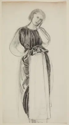 Cinderella - Study, 1862-63. Creator: Sir Edward Coley Burne-Jones