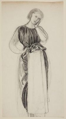 Cinderella - Study, 1862-63. Creator: Sir Edward Coley Burne-Jones
