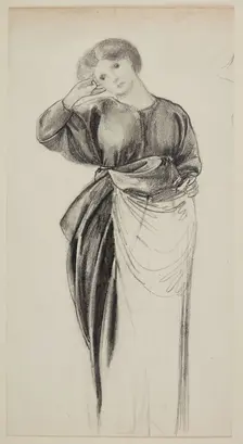 Cinderella - Study, 1862. Creator: Sir Edward Coley Burne-Jones