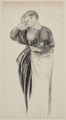 Cinderella - Study, 1862. Creator: Sir Edward Coley Burne-Jones