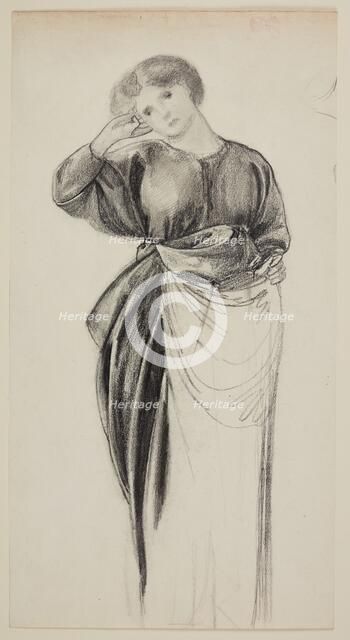 Cinderella - Study, 1862. Creator: Sir Edward Coley Burne-Jones.