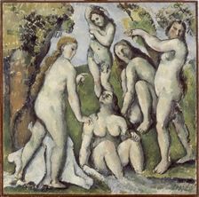 Cinq baigneuses (Five Bathers), 1886. Creator: Paul Cezanne