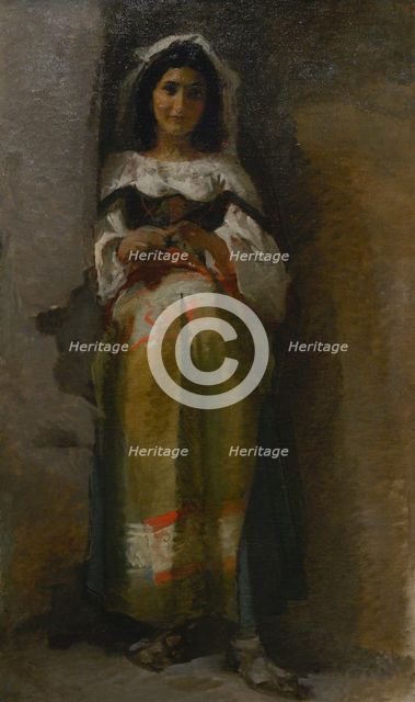 Ciocciara, c1862. Creator: Eduardo Rosales.