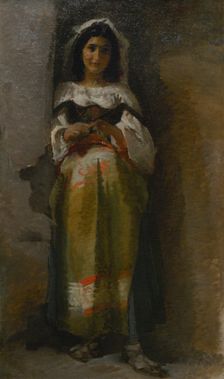 Ciocciara, c1862. Creator: Eduardo Rosales