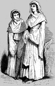 Circassian Women (Mohammedans) 1854. Creator: Unknown
