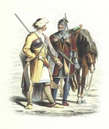 Circassian soldiers [?], 1855. Creator: Boyer